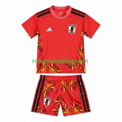 Fotbollströja Japan Målvakt Barn Hemmaställ World Cup 2026 Kort ärm