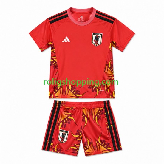 Fotbollströja Japan Målvakt Barn Hemmaställ World Cup 2026 Kort ärm