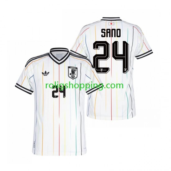 Fotbollströja Japan Kaishu Sano 24 Män Bortaställ World Cup 2026 Kort ärm