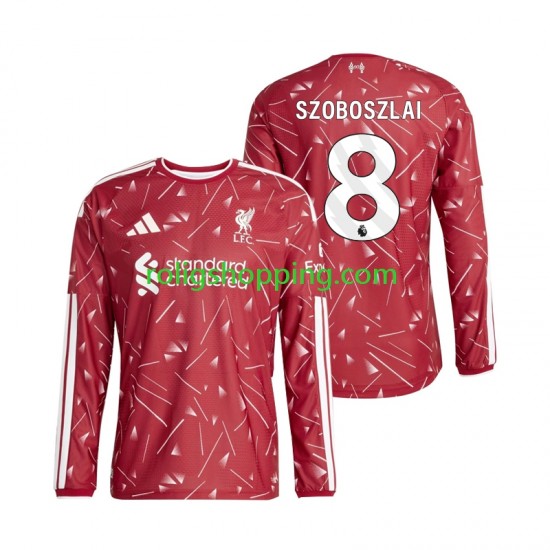 Fotbollströja Liverpool Dominik Szoboszlai 8 Män Hemmaställ 2026-2027 Lång ärm
