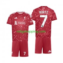 Fotbollströja Liverpool Florian Wirtz 7 Barn Hemmaställ 2026-2027 Kort ärm