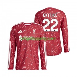 Fotbollströja Liverpool Hugo Ekitike 22 Män Hemmaställ 2026-2027 Lång ärm