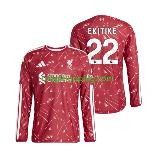 Fotbollströja Liverpool Hugo Ekitike 22 Män Hemmaställ 2026-2027 Lång ärm