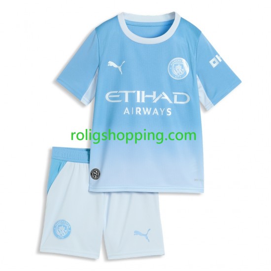 Fotbollströja Manchester City Barn Hemmaställ 2026-2027 Kort ärm