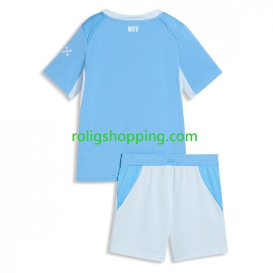 Fotbollströja Manchester City Barn Hemmaställ 2026-2027 Kort ärm