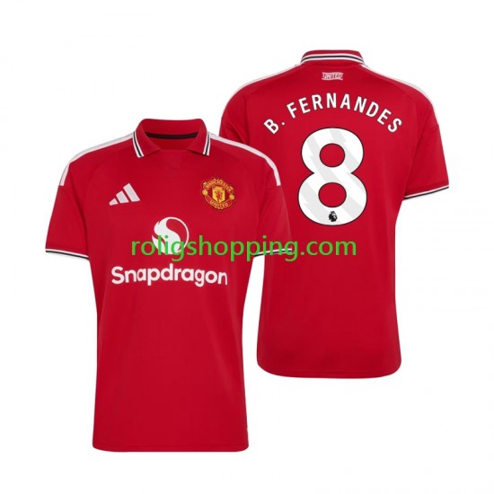 Fotbollströja Manchester United Bruno Fernandes 8 Män Hemmaställ 2026-2027 Kort ärm