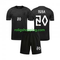 Fotbollströja Norge Antonio NUSA 20 Barn Bortaställ World Cup 2026 Kort ärm
