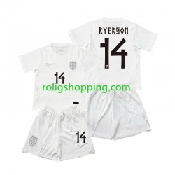 Fotbollströja Norge Julian Ryerson 14 Barn Tredjeställ World Cup 2026 Kort ärm