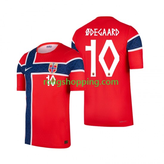 Fotbollströja Norge Martin Odegaard 10 Män Hemmaställ World Cup 2026 Kort ärm