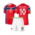 Fotbollströja Norge Martin Odegaard 10 Barn Hemmaställ World Cup 2026 Kort ärm