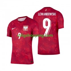 Fotbollströja Polen Robert Lewandowski 9 Män Bortaställ 2026 Kort ärm