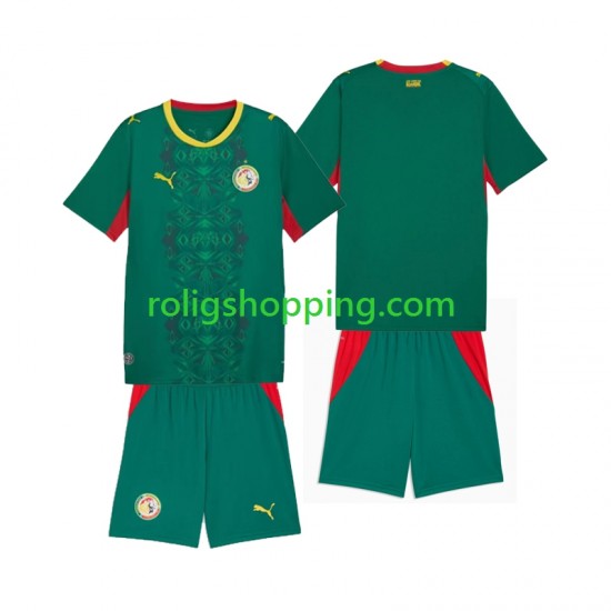 Fotbollströja Senegal Barn Bortaställ 2026 2027 Kort ärm