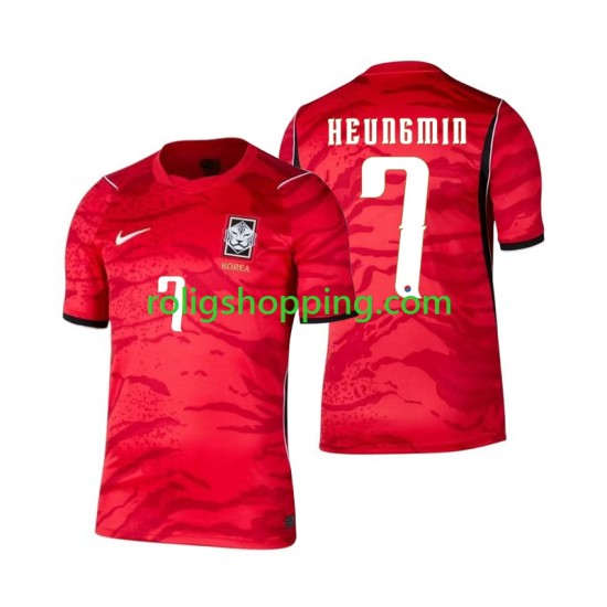 Fotbollströja Sydkorea Son Heung-min 7 Män Hemmaställ World Cup 2026 Kort ärm