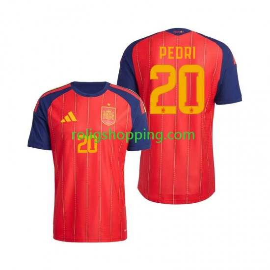 Fotbollströja Spanien Pedri 20 Män Hemmaställ World Cup 2026 Kort ärm