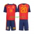 Fotbollströja Spanien Pedri 20 Barn Hemmaställ World Cup 2026 Kort ärm
