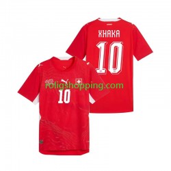 Fotbollströja Schweiz Granit Xhaka 10 Män Hemmaställ World Cup 2026 Kort ärm