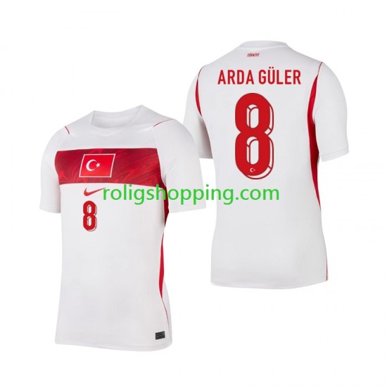 Fotbollströja Turkiet Arda Guler 8 Män Bortaställ World Cup 2026 Kort ärm