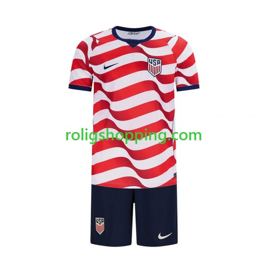 Fotbollströja USA Barn Hemmaställ World Cup 2026 Kort ärm