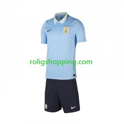 Fotbollströja Uruguay Barn Hemmaställ World Cup 2026 Kort ärm