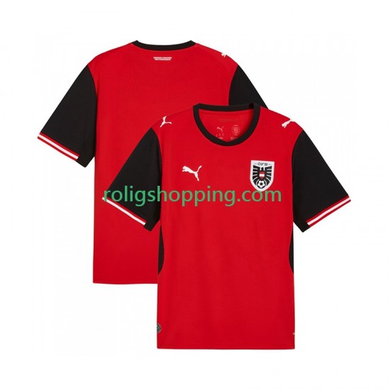 Fotbollströja Österrike Män Hemmaställ World Cup 2026 Kort ärm