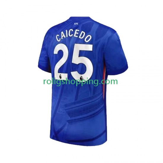 Fotbollströja Chelsea Moises Caicedo 25 Män Hemmaställ 2025-2026 Kort ärm