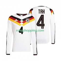 Fotbollströja Tyskland Jonathan Tah 4 Män Hemmaställ World Cup 2026 Lång ärm