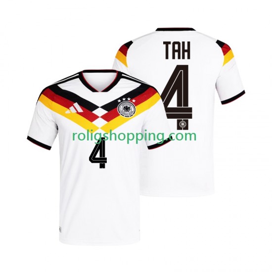 Fotbollströja Tyskland Jonathan Tah 4 Män Hemmaställ World Cup 2026 Kort ärm