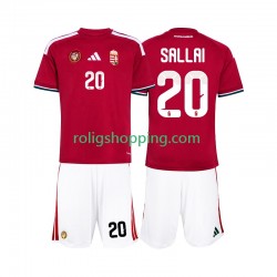 Fotbollströja Ungern Sallai 20 Barn Hemmaställ World Cup 2026 Kort ärm