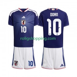 Fotbollströja Japan Ritsu Doan 10 Barn Hemmaställ World Cup 2026 Kort ärm