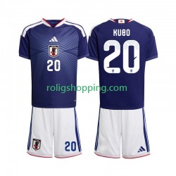Fotbollströja Japan Kubo 20 Barn Hemmaställ World Cup 2026 Kort ärm