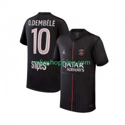 Fotbollströja Paris Saint-Germain Ousmane Dembele 10 Män Fjärdeställ 2025-2026 Kort ärm