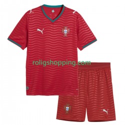 Fotbollströja Portugal Barn Hemmaställ World Cup 2026 Kort ärm