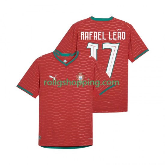 Fotbollströja Portugal Rafael Leao 17 Män Hemmaställ World Cup 2026 Kort ärm