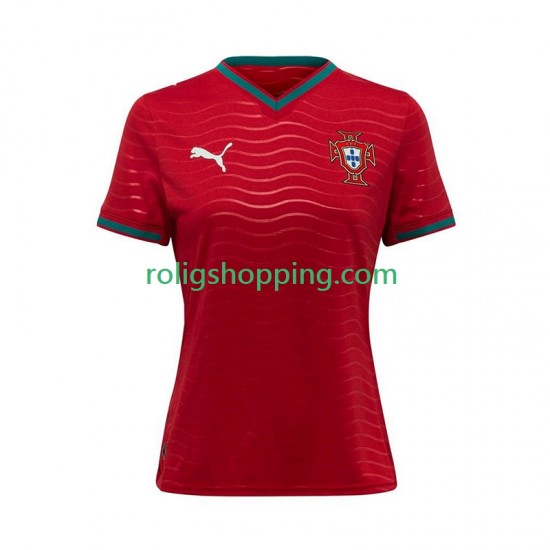 Fotbollströja Portugal Kvinnor Hemmaställ World Cup 2026 Kort ärm