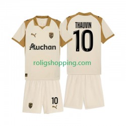 Fotbollströja RC Lens Florian Thauvin 10 Barn Tredjeställ 2025-2026 Kort ärm