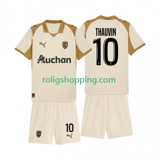 Fotbollströja RC Lens Florian Thauvin 10 Barn Tredjeställ 2025-2026 Kort ärm