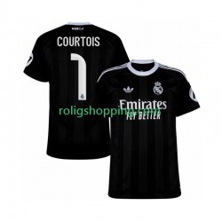 Fotbollströja Real Madrid Thibaut Courtois 1 Målvakt Män Tredjeställ 2025-2026 Kort ärm