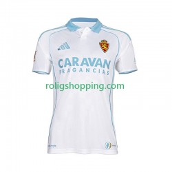 Fotbollströja Real Zaragoza Män Hemmaställ 2025-2026 Kort ärm