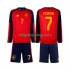 Fotbollströja Spanien Ferran Torres 7 Barn Hemmaställ World Cup 2026 Lång ärm
