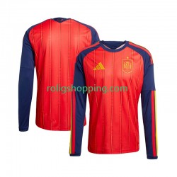 Fotbollströja Spanien Män Hemmaställ World Cup 2026 Lång ärm