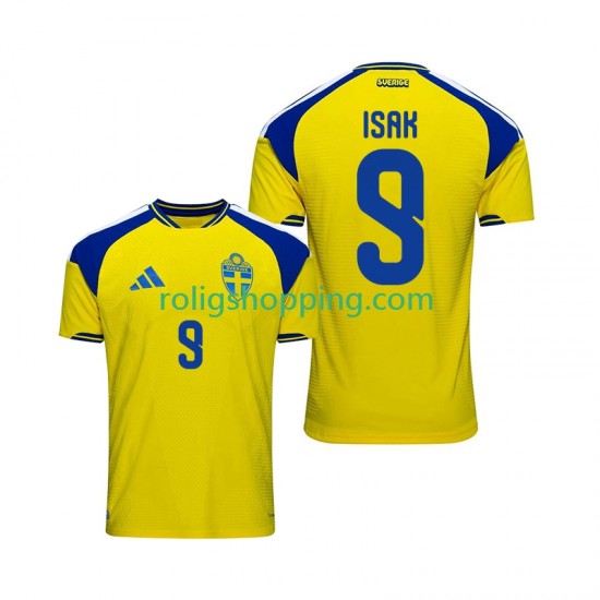 Fotbollströja Sverige Isak 9 Män Hemmaställ 2026 Kort ärm