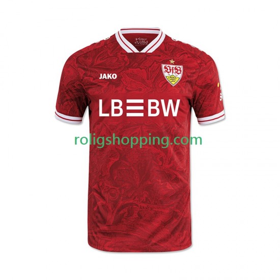 Fotbollströja VfB Stuttgart Män Bortaställ 2025-2026 Kort ärm