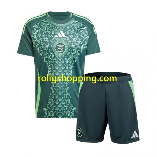 Fotbollströja Algeriet Barn Bortaställ 2024-2025 Kort ärm