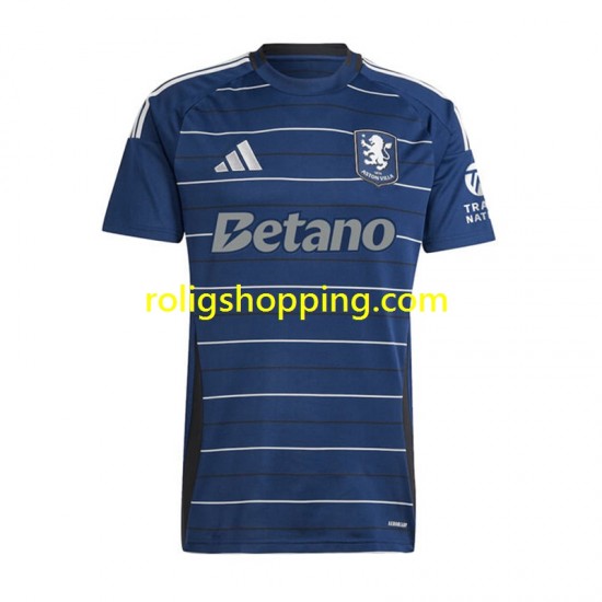 Fotbollströja Aston Villa Män Tredjeställ 2024-2025 Kort ärm