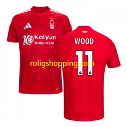 Fotbollströja Nottingham Forest Chris Wood 11 Män Hemmaställ 2024-2025 Kort ärm
