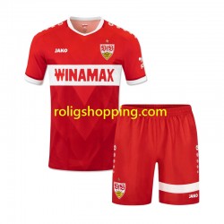 Fotbollströja VfB Stuttgart Barn Bortaställ 2024-2025 Kort ärm