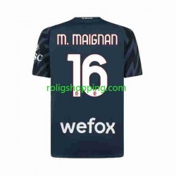 Fotbollströja AC Milan Mike Maignan 16 Målvakt Män Tredjeställ 2023-2024 Kort ärm