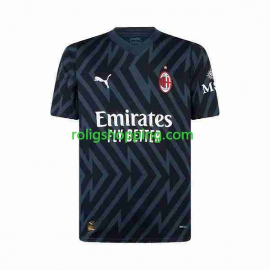 Fotbollströja AC Milan Målvakt Män Tredjeställ 2023-2024 Kort ärm