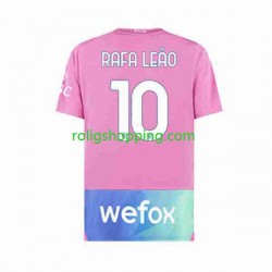 Fotbollströja AC Milan Rafael Leao 10 Män Tredjeställ 2023-2024 Kort ärm
