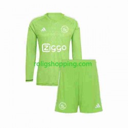 Fotbollströja AFC Ajax Målvakt Barn Hemmaställ 2023-2024 Lång ärm